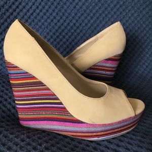 C. Label Jessie Platform Wedges
